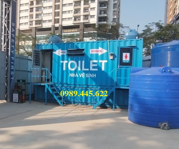 container toilet 20feet cũ